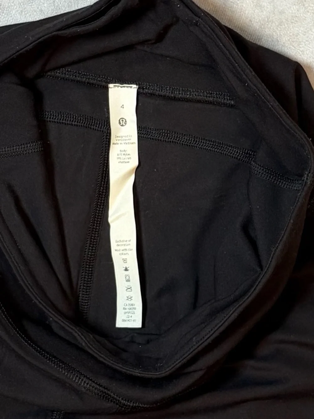 lululemon athletica Size:4 Women Black Boot-Cut Flare Yoga Pants